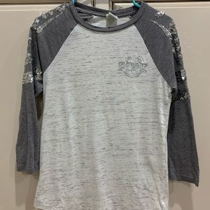 Victoria Secret Pink sequin shirt